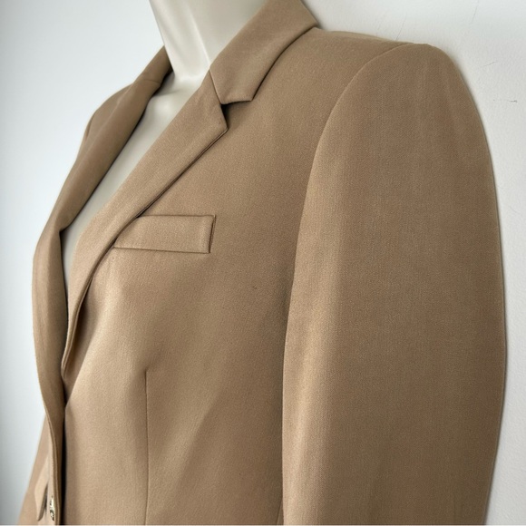 J Crew Original Schoolboy Khaki Blazer sz 4 Tailored Preppy Career Office - Picture 4 of 16